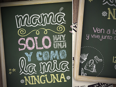 Mother's day blackboard mother mothers day photoshop typography