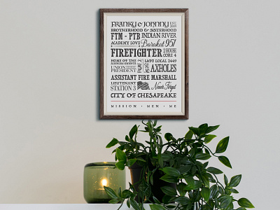 Typography Wall Print