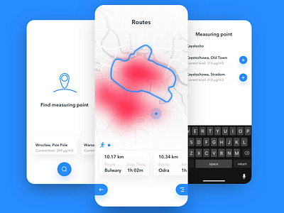 ⚡️Smoge Mobile App - Activities activity air iphone mobile app motion design pollution product design running ui ux