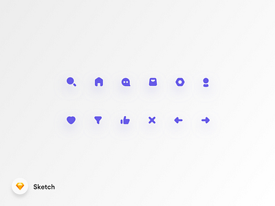 Freebie Basic Rounded Icon Set e commerce filter freebie home icon like love profile rounded search settings simple