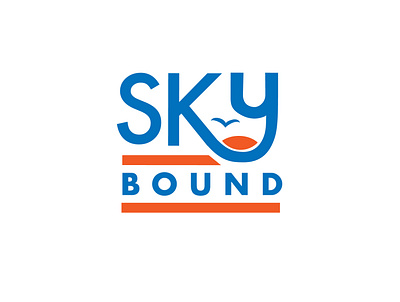 Daily Logo Challenge #12 Sky Bound airline logo. aircraft airline airplane branding dailylogo dailylogochallenge design illustration logo logodesign travel typography