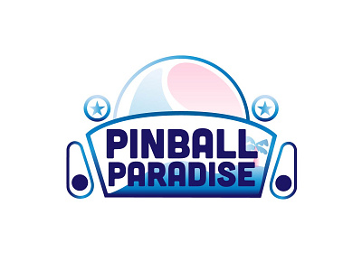 Daily Logo Challenge #50 Pinball Paradise branding dailylogo dailylogochallenge design fun games gaming illustration logo logodesign pinball typography vector