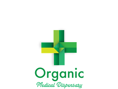 Organic Medical Dispensary branding graphic design logo