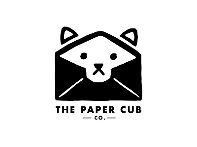 The Paper Cub Co. logo branding logo