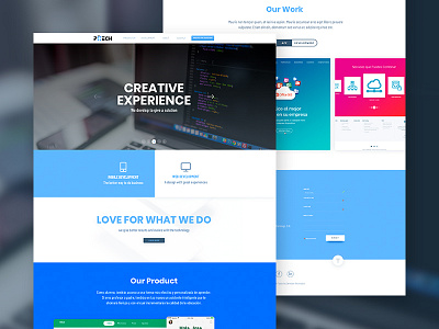 Pitech Website Design by Juan Tomás Valenzuela Pérez on Dribbble