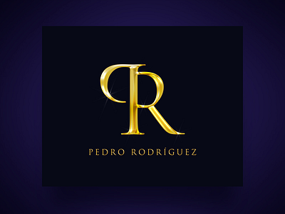 Pedro Rodríguez - Gold style logo dominican republic gold logo pedro rodriguez santo domingo