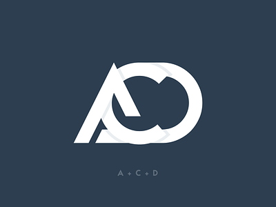 ACD Logo Concept brand design branding clean clean design design illustration illustration design illustrator cc logo typography