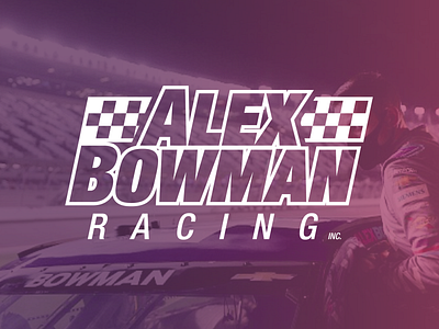 Alex Bowman Racing Concept alex bowman branding identity logo nascar racing
