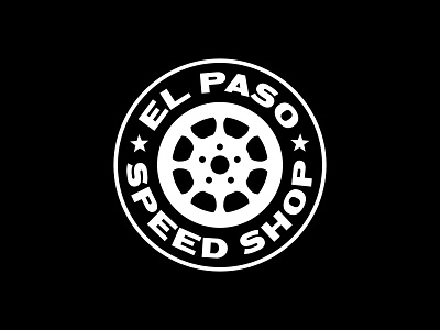 El Paso Speed Shop Icon american muscle branding cars el paso icon identity illustration kentucky logo nascar nashville speed shop texas