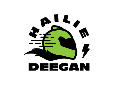 Hailie Deegan Logo Concept apparel branding california charlotte graphic hailie deegan icon illustration kentucky logo merch merchandise nascar north carolina tshirts