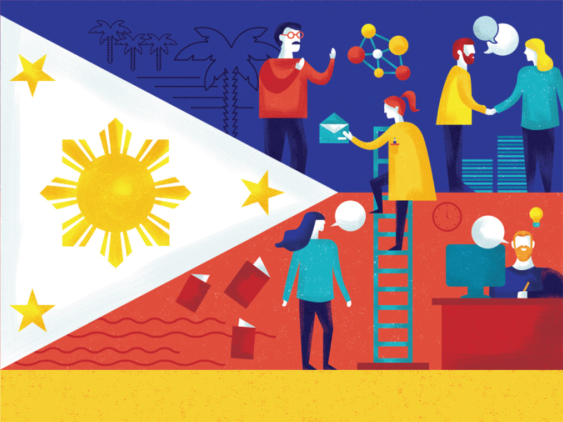 Philippines — Editorial Illustration by Ninai Freitas on Dribbble