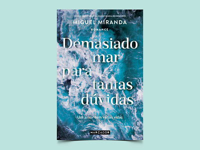 Too Much Sea book cover editorial marcador portuguese sea typography