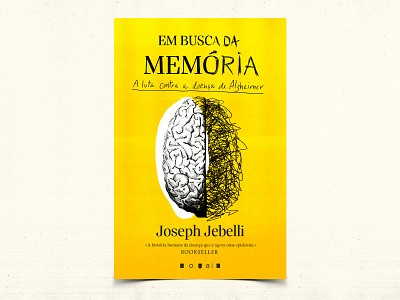 In Pursuit of Memory: The Fight Against Alzheimer's II alzheimer book cover design lisbon memory portrait portugal pursuit typography
