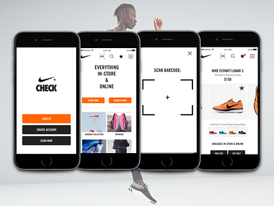 "Nike Check" App Concept