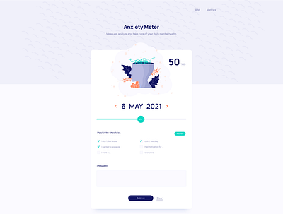 Anxiety meter v.2 web web ui
