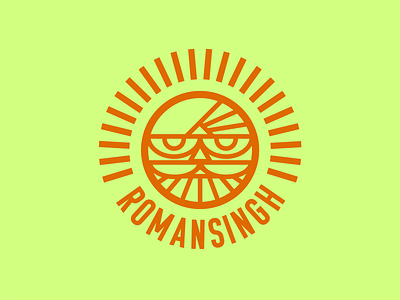 ROMANSINGH Branding logo logo design typography vector
