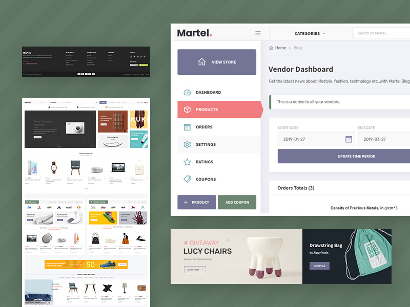 Martel - Multi Vendor Marketplace WordPress Theme wc dokan theme wc marketplace clean website website design trustworthy wordpress theme multi vendor theme themeforest admin dashboard vendor dashboard marketplace theme ebay like alibaba like woocommerce theme wordpress theme wc vendor