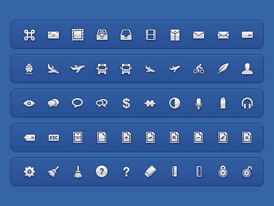Iconbolt Icons 16 airplane apple broom email envelope files headphone icons interface truck ui user