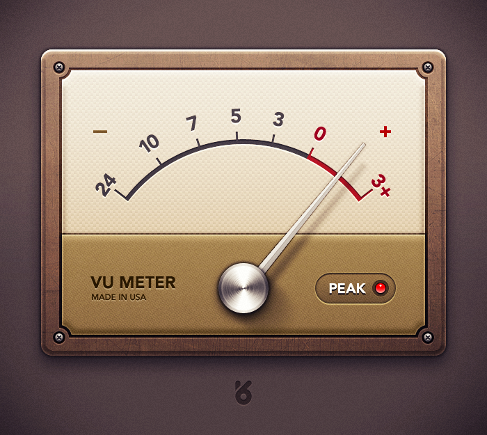 logic vu meter