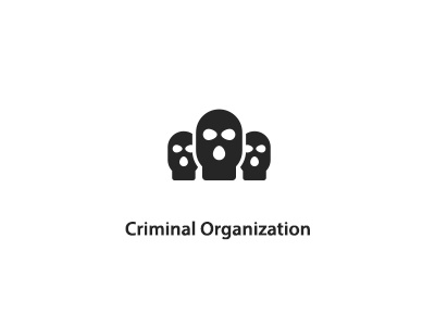 Bad Guys criminal organization palantir pictogram