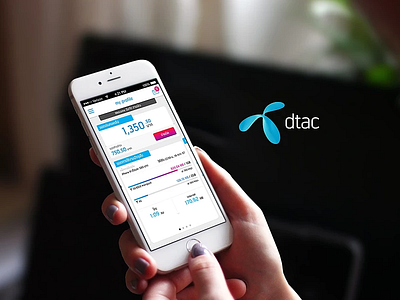 Dtac android app application design ios iphone ui ux