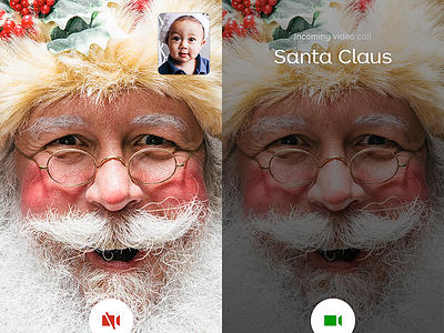 Talking Santa - available on the app store christmas deer holiday santa santa claus snowman xmas