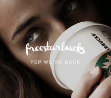 Freestarbucks.org the relaunch is inevitably upon us