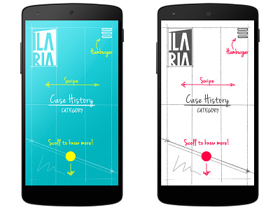 Mobile wireframes