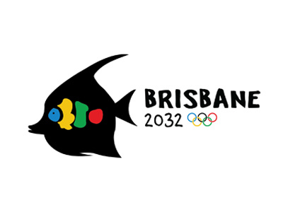 2032 Summer Olympics Bid australia fish graphic design logo olympics bid