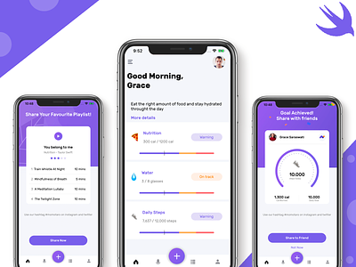 Mobile Fitness UI Kit fitness fitness app fitness logo ios mobile mobile templates swift swiftui workout