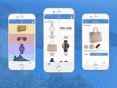 Firebase iOS Shopping/Ecommerce App for iPhones in Swift ecommerce ios mobile templates shopping