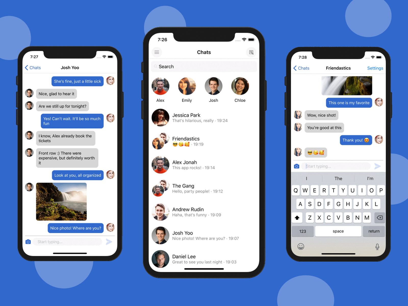 React Native Chat App Template UI Kit By IOS App Templates On Dribbble