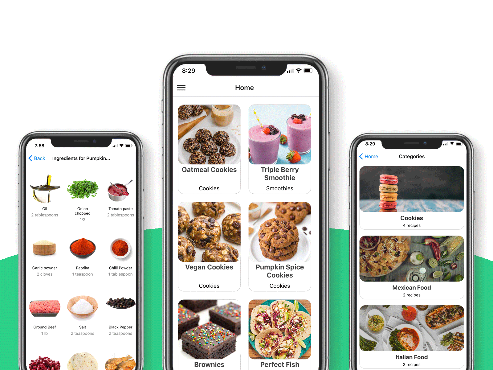 Mobile Food App Template by iOS App Templates on Dribbble
