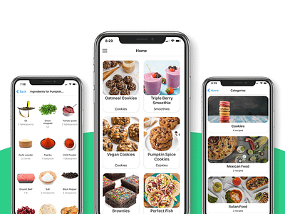 Mobile Food App Template