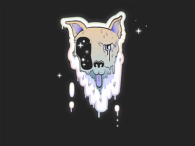 Spaceface #1 - Melting Doggy