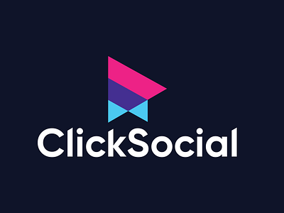 Click Social Media Logo Designs branding design logo logo design logomark logos logotype symbol