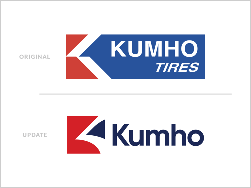 Kumho Tires Logo Redesign by Inkbot Design on Dribbble