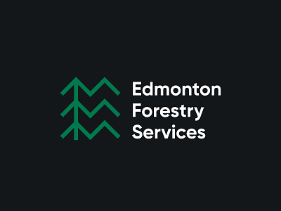 Edmonton Forestry Services Logo Design branding canada design edmonton forest forest logo logo logo design logodesign logomark logos logotype symbol tree trees