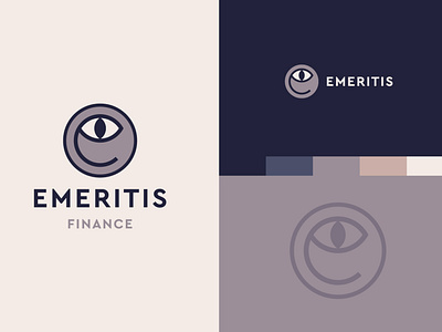 Emeritis Finance Logo Design brand brand design branding branding design design eye finance logo logo design logodesign logomark logos logotype symbol