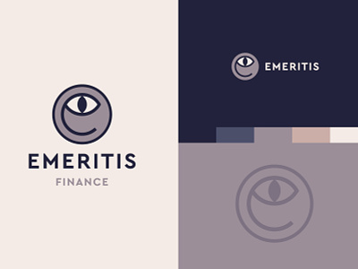 Emeritis Finance Logo Design brand brand design branding branding design design eye finance logo logo design logodesign logomark logos logotype symbol