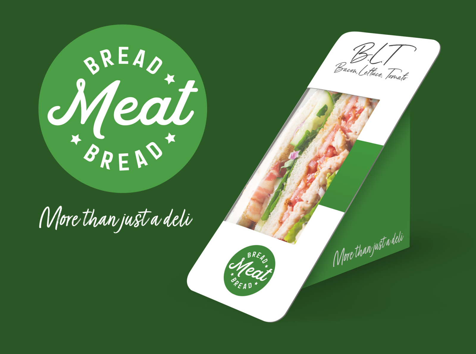 Bread Meat Bread Sandwich Deli Branding by Inkbot Design for Dallas