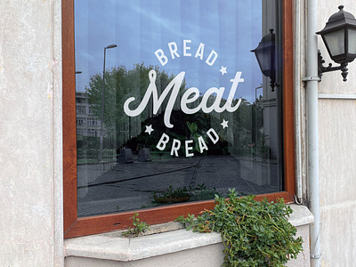 bread meat bread window design brand design branding design logo logo design logodesign logomark logos logotype symbol