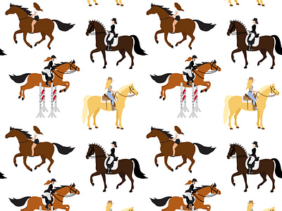 Equestrian pattern