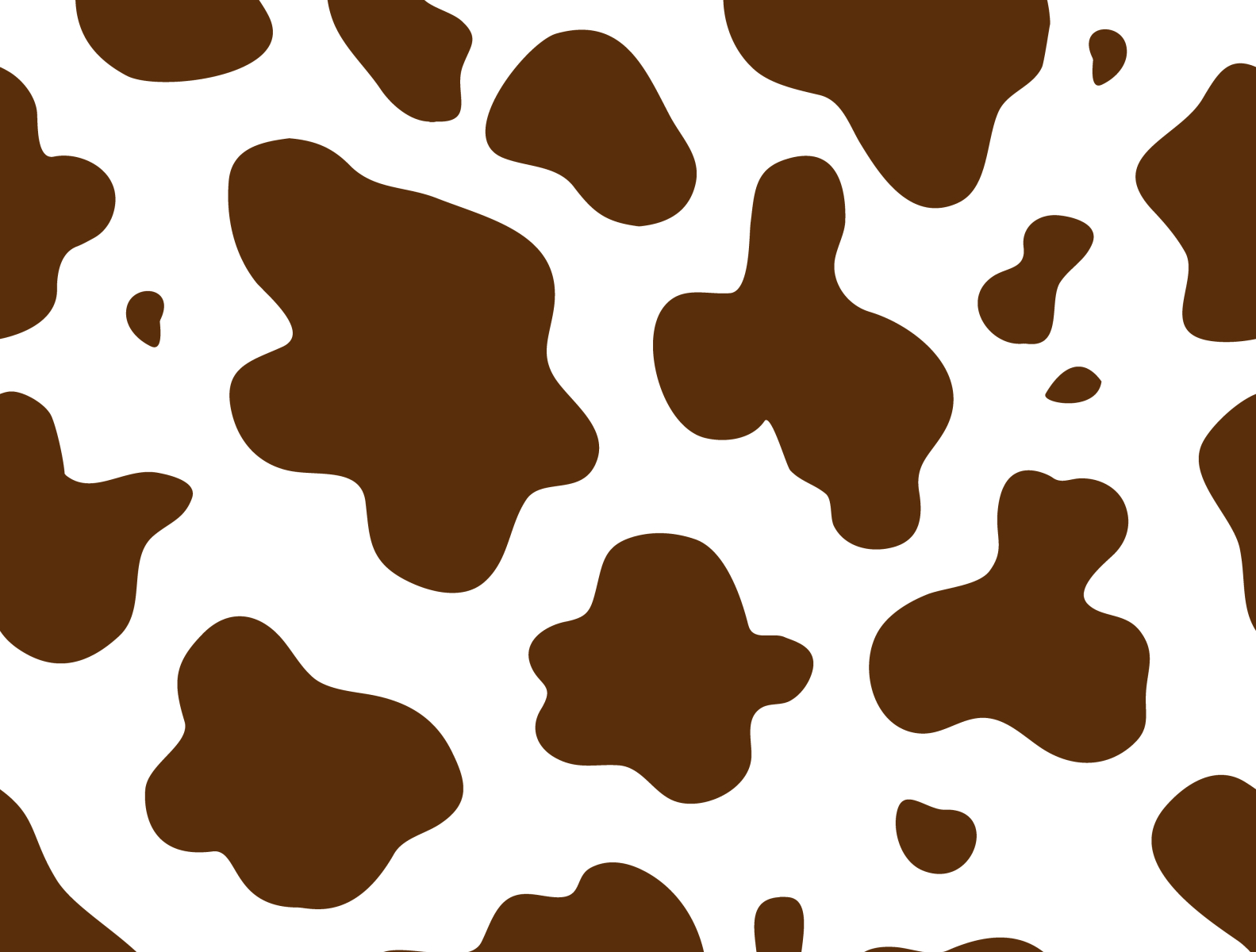Seamless cow print by Svetlana on Dribbble