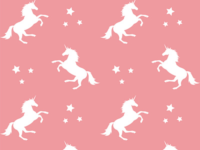 Unicorn seamless pattern