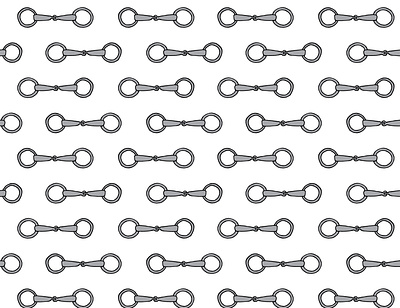 Seamless pattern of horse bits bit bridle equestrian equine hand drawn horse illustration riding seamless seamless pattern sport tack