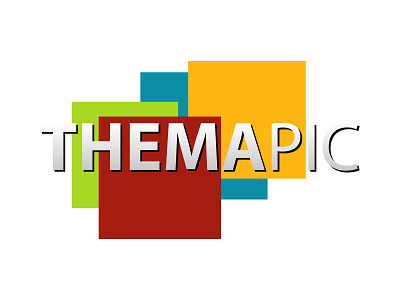 Themapic design logo photoshop psd themapic visual identity