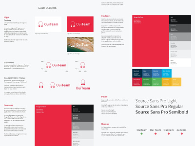 OuiTeam - Style Guide design ouiteam photoshop psd style guide styleguide