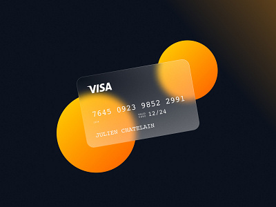 Glass Card blur card credit card design figma finance glass glass card glass effect