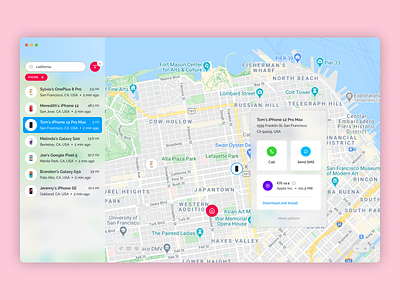 Daily UI 020 - Location Tracker